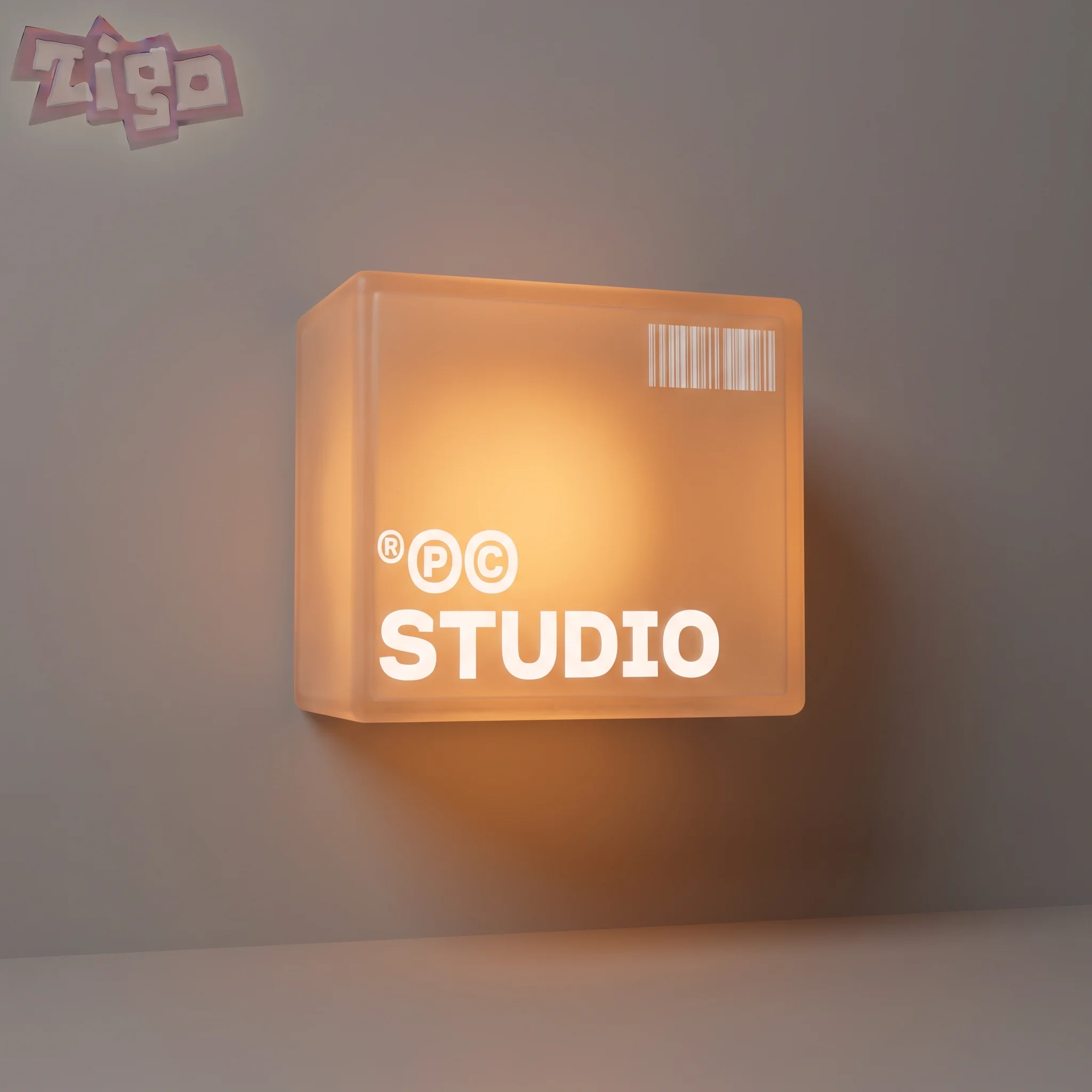 آباژور دیواری طرح STUDIO